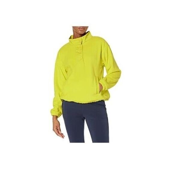 Women's Relaxed-Fit Recycled Polyester Microfleece High Neck Pullover Size 5X - Picture 2 of 10